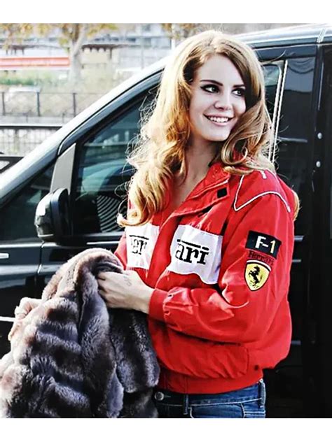 lana del rey ferrari jacket